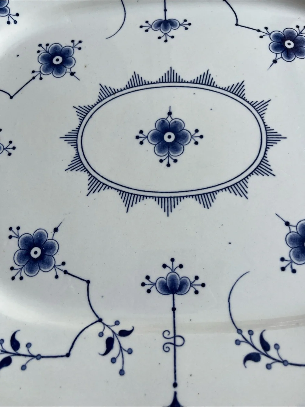 Allertons china. Stockholm, England. Serving plate.